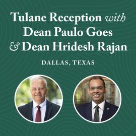 Dean Paulo Goes & Dean Hridesh Rajan