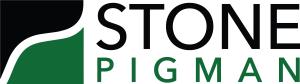 Logo for Stone Pigman, with black and green graphic and white text.