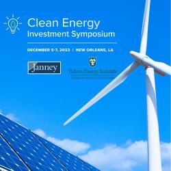 Clean Energy Investment Symposium Dec 5-7 New Orleans
