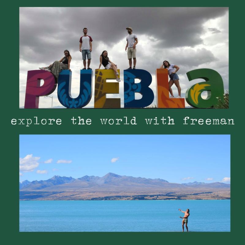 photos of study abroad students in Mexico and Australia