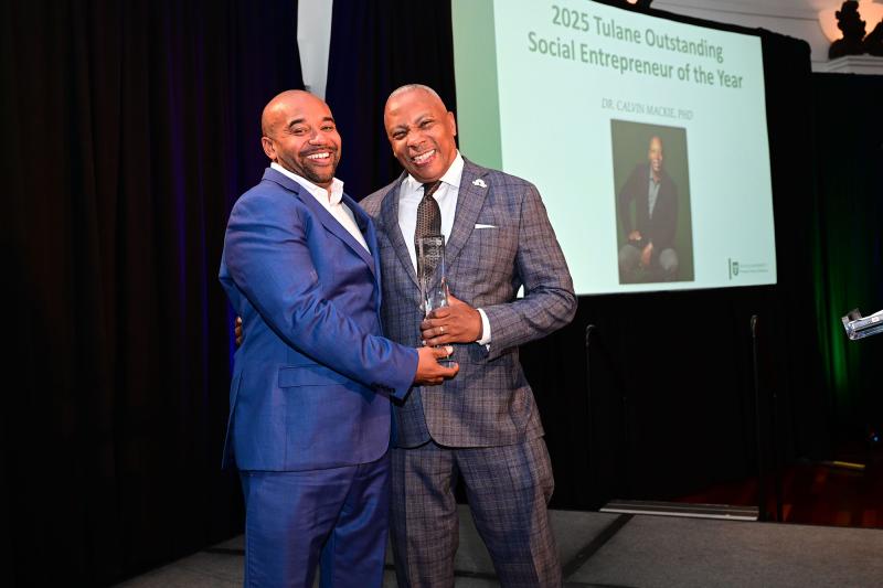 2025 Outstanding Social Entrepreneur of the Year – Daryn Dodson and Dr. Calvin Mackie.