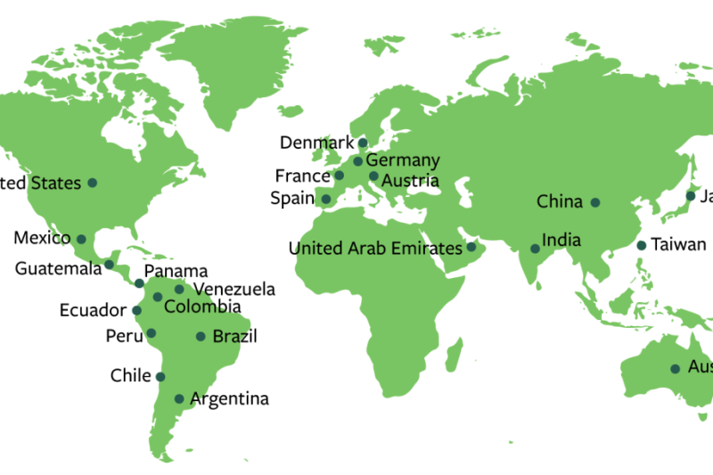 Map of the world