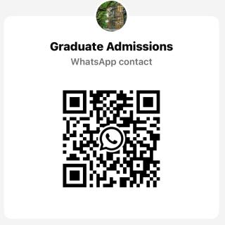 Freeman Graduate Admissions WhatsApp QR Code.