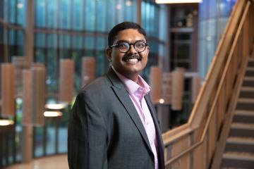 Sandeep Pillai, management faculty member at the Freeman School of Business.